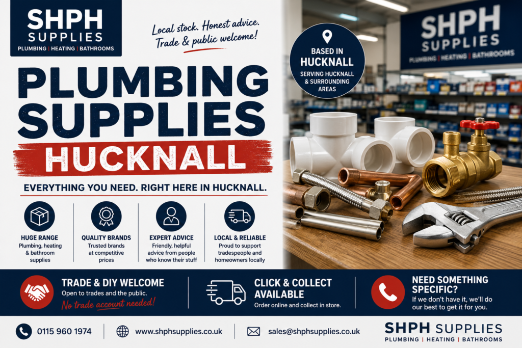 Plumbing Supplies Hucknall